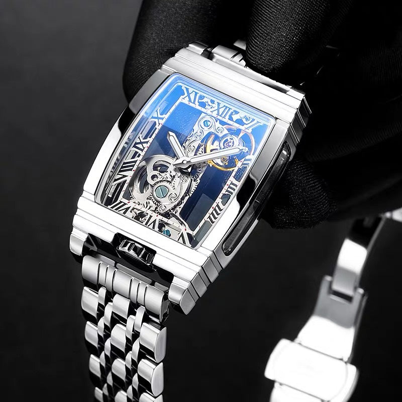 Daystar Unisex Stainless Steel Leather Watch - Stylish & Durable Timepiece for Men & Women