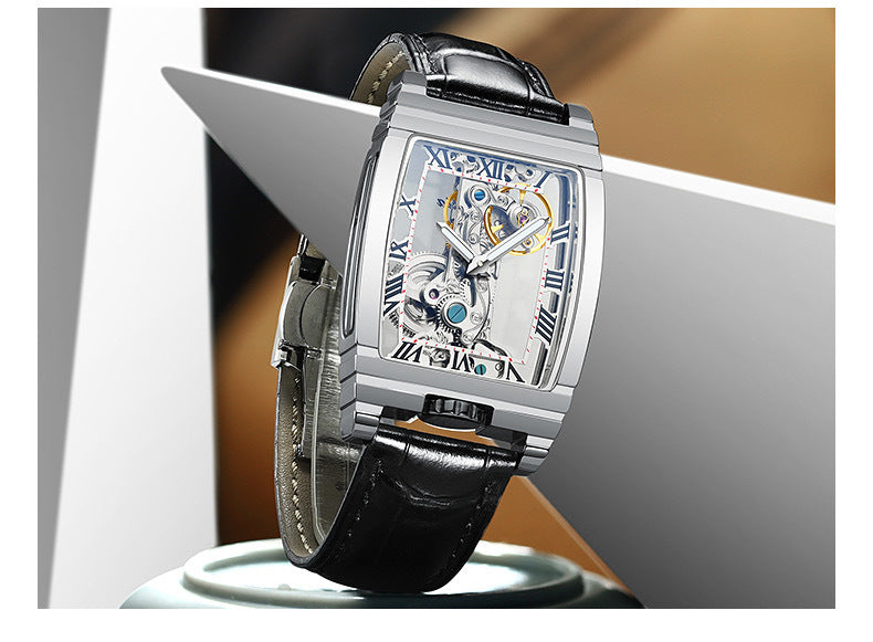Daystar Unisex Stainless Steel Leather Watch - Stylish & Durable Timepiece for Men & Women